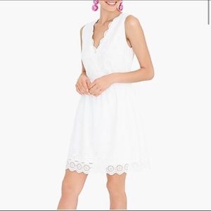 COPY - NWT Jcrew white borders eyelet dress